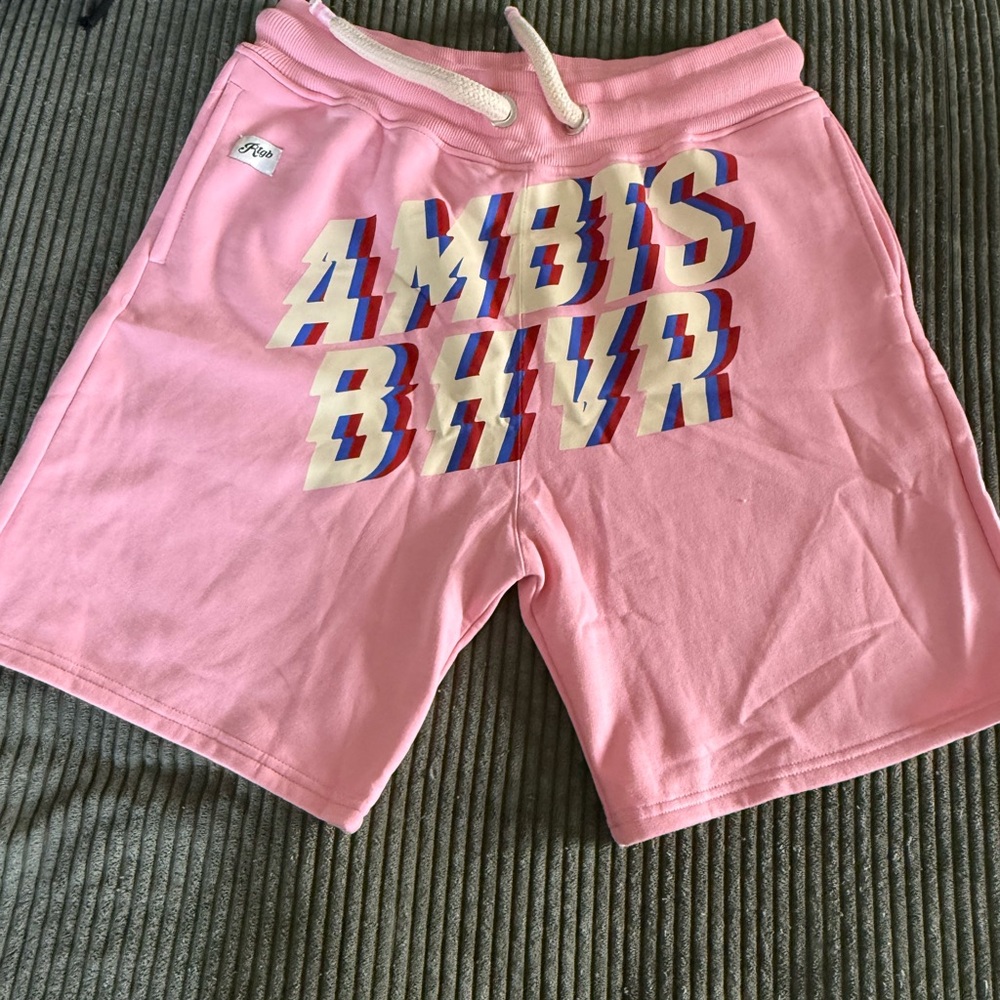 Pink Men's Athletic Shorts